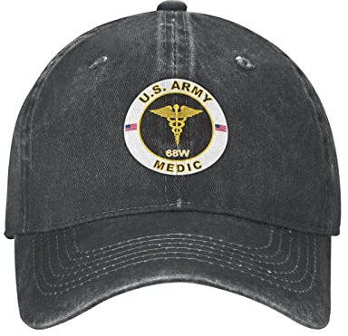 452 Baseballkeps Us Army Mos 68 W Medicinsk boll keps personlig smörgås keps andningsbar vardaglig hatt för löpning tennis aktiviteter, Basebollkeps 575, M