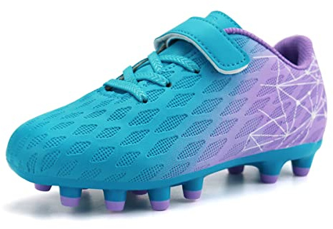 JABASIC Kids Firm Ground fotbollsskor pojkar flickor sportig fotbollssko
