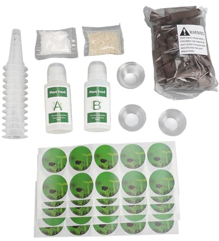 Cibo per piante idroponiche, set nutriente ecologico A B con spugne per la coltivazione, promuove piante sane, adatto per il trapianto