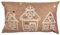Clayre & Eef Kissenbezug 30x50 cm Braun Polyester Lebkuchenhaus Dekokissenbezug
