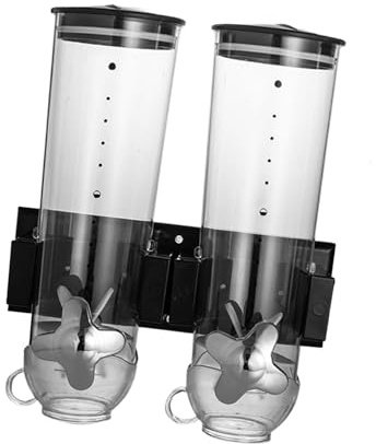 Générique Distributore A Parete - Macchina Per Cereali A Parete | Griglia Organizzatore Di Stoccaggio Di Grani Caramelle Riso Snack Domestico Bottiglie