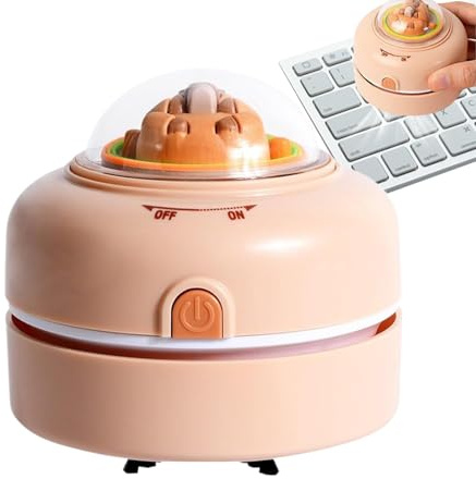 Mini Aspirapolvere Da Tavolo - Tastiera Senza Fili Ricaricabile E Spazzatrice Da Scrivania | Potente Dispositivo Di Rimozione Della Polvere Tascabile | Studenti Insegnanti Genitori, Regalo Pe