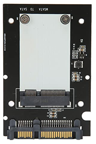 MSATA Till SATA III-adapter 6 Gbps Snabböverföring Masslagringsgränssnitt Hårddiskkonverteringskort Mini Sata Disk Drive Högpresterande, för MSATA 26,8/50,95 Mm SSD