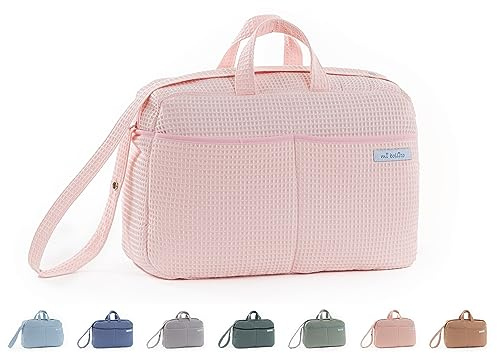 mi bollito Crossbody Sac de maternité pour poussette et hôpital Sac de rangement pratique et élégant de grande capacité Produit fabriqué en Espagne