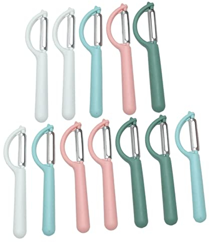 IMIKEYA 12pièces Éplucheurs De Légumes Et Résistants De Couteaux à Éplucher Multifonctionnels Pour Pommes De Terre Et Carottes Outils De Cuisine