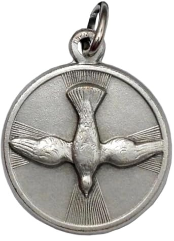 I G J THE HOLY SPIRIT MEDAL (THE DOVE OF THE HOLY SPIRIT) - THE PATRON SAINTS MEDALS - 100% MADE IN ITALY
