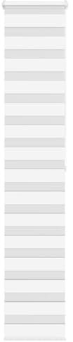 vidaXL Zebrarollo Weiß 40x200 cm Stoffbreite 35,9 cm Polyester, Zebra-Rollo, Doppelrollo, Zebra-Jalousie für Fenster, Doppelrollo, Zebra-Rollo
