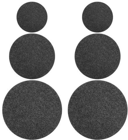 Abaodam Set 6 Sottovasi in per Vasi Assorbenti e Resistenti 10Cm 15Cm 20Cm per e Patio Facili da