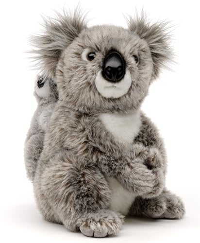 Uni-Toys – Koala med baby – 24 cm (höjd) – plyschdjur, gosedjur