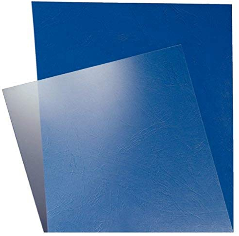 Leitz 33681 Bindesysteme Deckblätter (A4, 180 Micron) 100 Stück glasklar