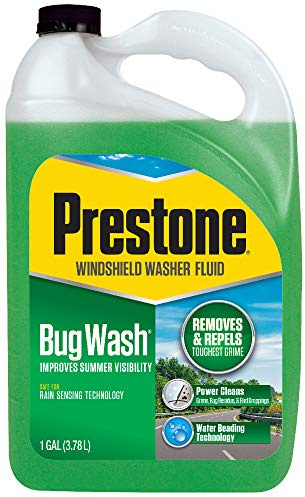 Prestone Bug Wash Windshield Washer Fluid, 1 Gallon