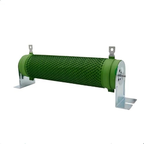COKYIS Resistencia enrollada de Alambre Corrugado con Revestimiento de energía, Resistencia de bobinado de pipple con Forma Tubular de Tipo Fijo 5%, 80x430mm, 2500w, 4ohm, 1 ud.
