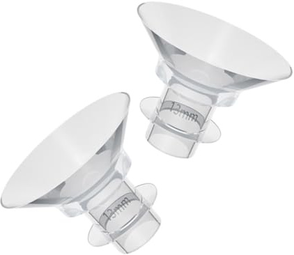 HOODANCOS 2pcs Inserts de Bride en Silicone pour Tire-lait, Facile à Saisir, Stérilisables à L'eau Bouillante, Accessoires Indispensables pour Allaitement et Confortable