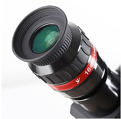 Teleskoptillbehör Okulär 82 grader 4 mm 7 mm 16 mm 1,25 tum ultra vidvinkel teleskop (16 mm)