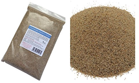 Trustleaf 1kg Natural Colour Silica Sand - Medium Grain - Arts & Crafts - Aquariums