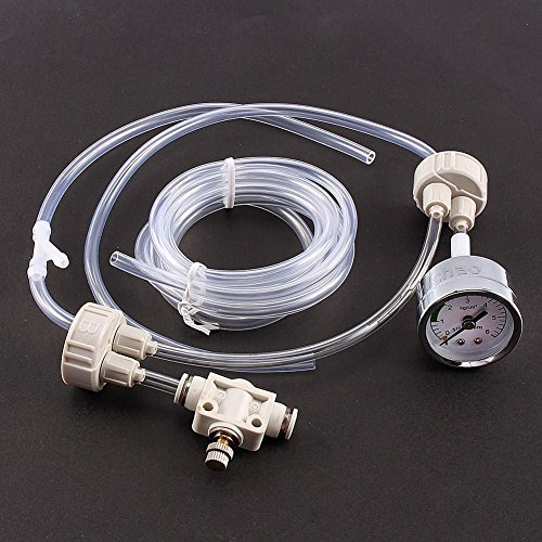 GOTOTOP CO2 Diffuser, DIY CO2 Generator Aquarium Plant System Generator D201 Tube Valve Guage Bottle for Aquarium Moss Plant