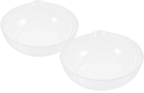 DIYEAH 2pcs Kitchen Scale Food Weighing Pan for Baking and Cooking Capacity Household Weight Scale Tray Reusable Kitchen Supplies