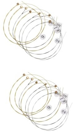 ULDIGI 14 Stück Saiten Leier Instrumententeile Choroi pentatonische Harfe Gitarreninstrument Elektrik Harfen bastelzeug die details Instrumentenzubehör Zubehör für Musikinstrumente Stahl