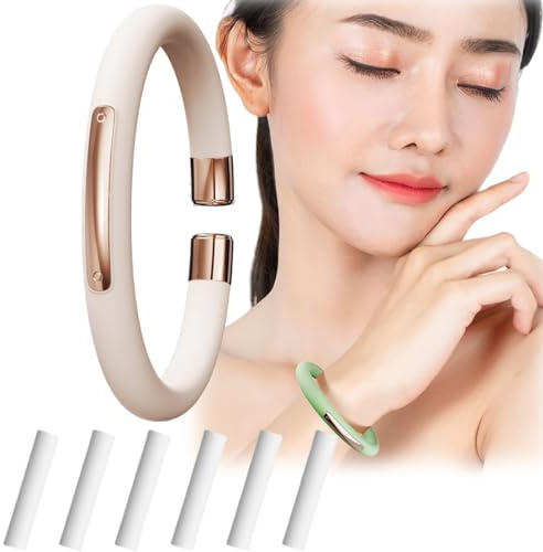 Mosquito Repellent Bracelet,Refillable Insect Repellent Bracelet with 6 Replacement Sticks,Essential Oil Anti-Mosquito Wristbands,Citronella Bracelet,Vitality Extracts Essential Oils Bracelet,Pink