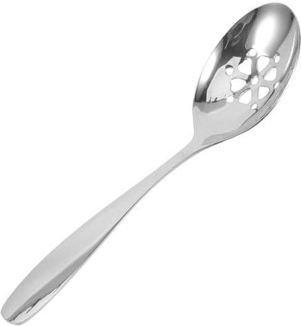 Alipis Cuillère à Fente Acier Inoxydable Épaissie Ustensile De Service Pour Buffet Et Salade Cuillère Service Cuisine