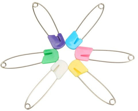 Bosiyrggrl 20 pz Spille di Sicurezza Clip per Bambino Neonato Panno Pannolino Taglia L
