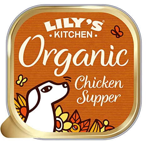 Lily's Kitchen Made with Natural Ingredients Adult Wet Dog Food Tray Chicken Organic 11 x 150g