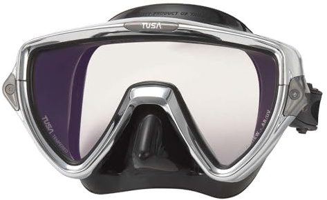 TUSA M-110 Visio Uno Pro Scuba Diving Mask, Chrome