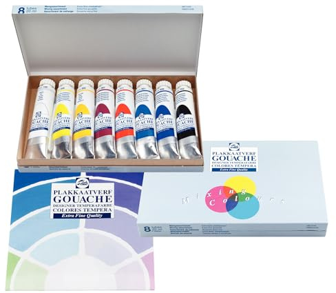 Talens Gouache Extra Fine mixing set | 8 x 20 ml
