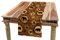 ABAKUHAUS Sambia Tischläufer, Tiere, Esszimmer Küche Rechteckiger Dekorativer Tischläufer, 40 x 225 cm, Schwarz Ingwer