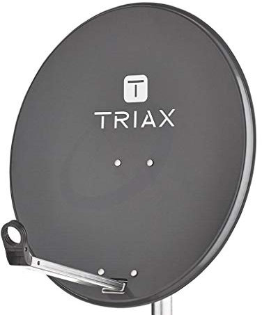 Triax TDS 65A satellite antenna 10.7-12.75 GHz Anthracite,Grey TDS 65A, 10.7-12.75 GHz, 37 dBi, 34 dBi, Offset, 0-90°, 26°