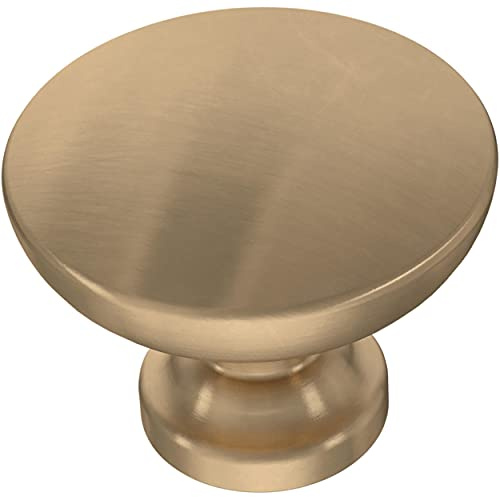 Franklin Brass Fulton (5-Pack) Gold Cabinet Knobs Champagne Bronze Hardware for Kitchen, Drawer Pulls, Dressers, Closet Door 1-3/16' P29523Z-CZA-B