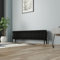 NRG Traditional Cast Iron Radiator Four Column 300x1460mm Black Interior Designer Bathroom Radiators