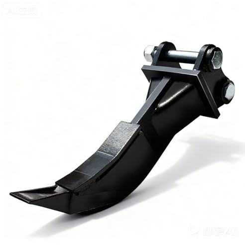 DANWIWEE Minibagger Aufreißer 48 cm Reißzahn aus legiertem Stahl, kompatibel mit 800–1800 kg Baggern, Zubehör & Ripper Anbaugerät zum Felsenbrechen & Bodenaufreißen für Bau & Landwirtschaft