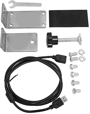 Naroote Soporte de Freno de Mano USB de 64 Bits para Entusiastas de los Juegos de Carreras, Metal y Nailon Duraderos, Solución de Montaje Plug-and-play para PC con Windows, Compatible con G27 G25