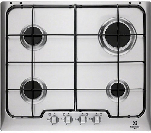 Electrolux PX640XV Incasso Piano cottura a gas Argento, Acciaio inossidabile piano cottura