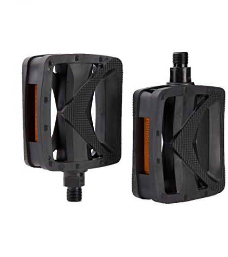 VP PAIR SQUARE PLATFORM QUALITY BIKE PEDALS WITH REFLECTORS IDEAL FOR MTB,CITY,TREKKING CYCLES (VP-875)