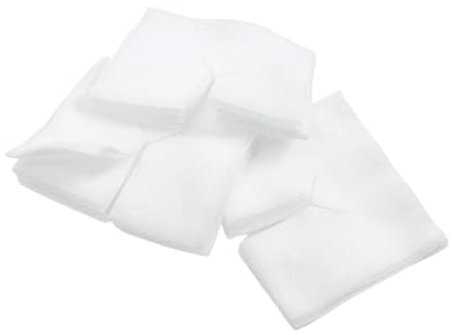 50 Stück Vlies Schlitzkompressen steril 6-lagig BeeSana® 10 cm x 10 cm weiß