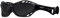 Glogglz® Rayz Wassersport-Sonnenbrille - Kratzfest - Polarisierende Gläser - UV400-Schutz - Anti-Beschlag - Sportbrille (Schwarz)