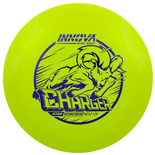 Innova Disc Golf Star laddare distansförare hög hastighet, rak flygande distansförare (färgerna varierar) (170–172 g)