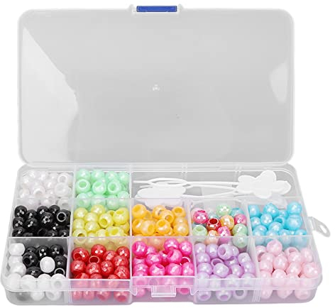 365er Haar Dreadlocks Buntes Haar Flechten Set mit Perlen für kreatives Frisurenstyling