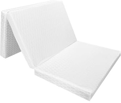 Acomoda Textil – Colchón de Cuna Plegable para Bebé 120x60 cm. Colchón Cuna Higiénico, Desenfundable, Transpirable y Lavable. Colchón Bebé Viaje con Bolsa de Transporte de Tela.