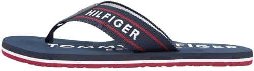 Tommy Hilfiger Sporty Hilfiger FM0FM05805 - Sandalias de playa para hombre, color azul (Desert Sky), 8