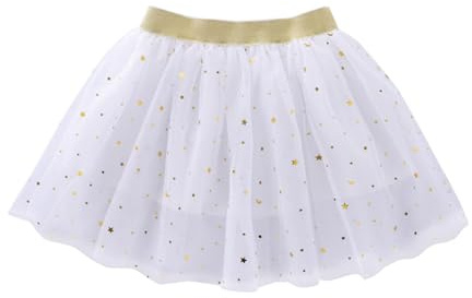 Falda Tutú Tul para Ninos con Estampado Princesa Estrella Ninas Anos