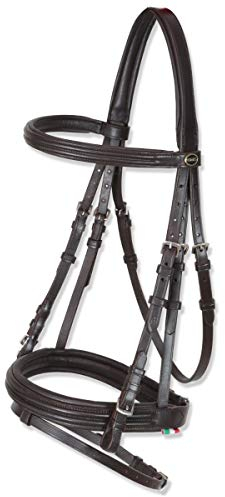 Horses, Cabezada de Montar de Calidad, Modelo Pisa, Arnés Indispensable para Montar a Caballo