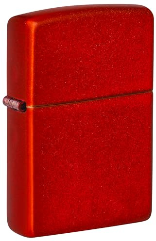 Zippo Metallic Red Matte Pocket Lighter