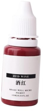 DOITOOL 1pièce Pigment À Lèvres Professionnel Encre De Maquillage Diy Couleur Vin Rouge Pour Sourcils Eyeliner Et Lèvres
