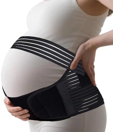 XOPOZON 3-in-1 Bauchgurt Schwangerschaft, Bauchband Schwangerschaft, Schwangerschaftsgurt Auto, Pregnancy Belt Schwangerschaftsgürtel Entlastung von Bauch Becken und Hüften während der Schwangerschaft