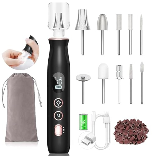Electric Nail File Drill, Toe Nail Grinder for Thick Toenails & Callus