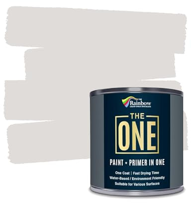 THE ONE All-In-One Paint & Primer - Clay Gloss, 1 L | Multi-Surface 1 Coat Formula | Easy Indoor & Outdoor Decorating for Home & Garden Walls, Floors & Furniture | Durable, Water-Based & Low VOC