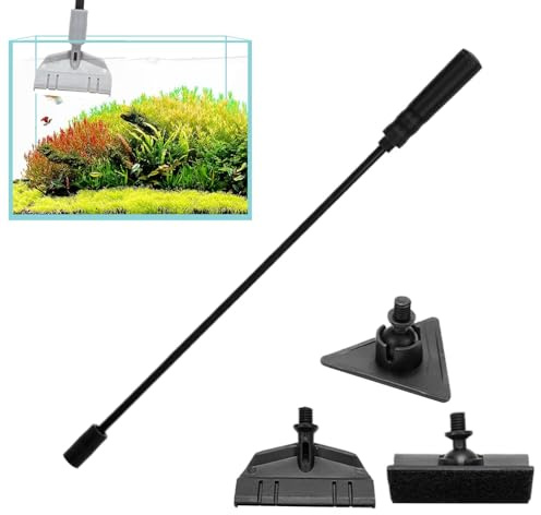 Akvarierengörare - Långskaftad grusskrapa | Akvarierengörare - För Hemmets Sötvatten Saltvatten Betta Sköldpadda Räka Damm Terrarium